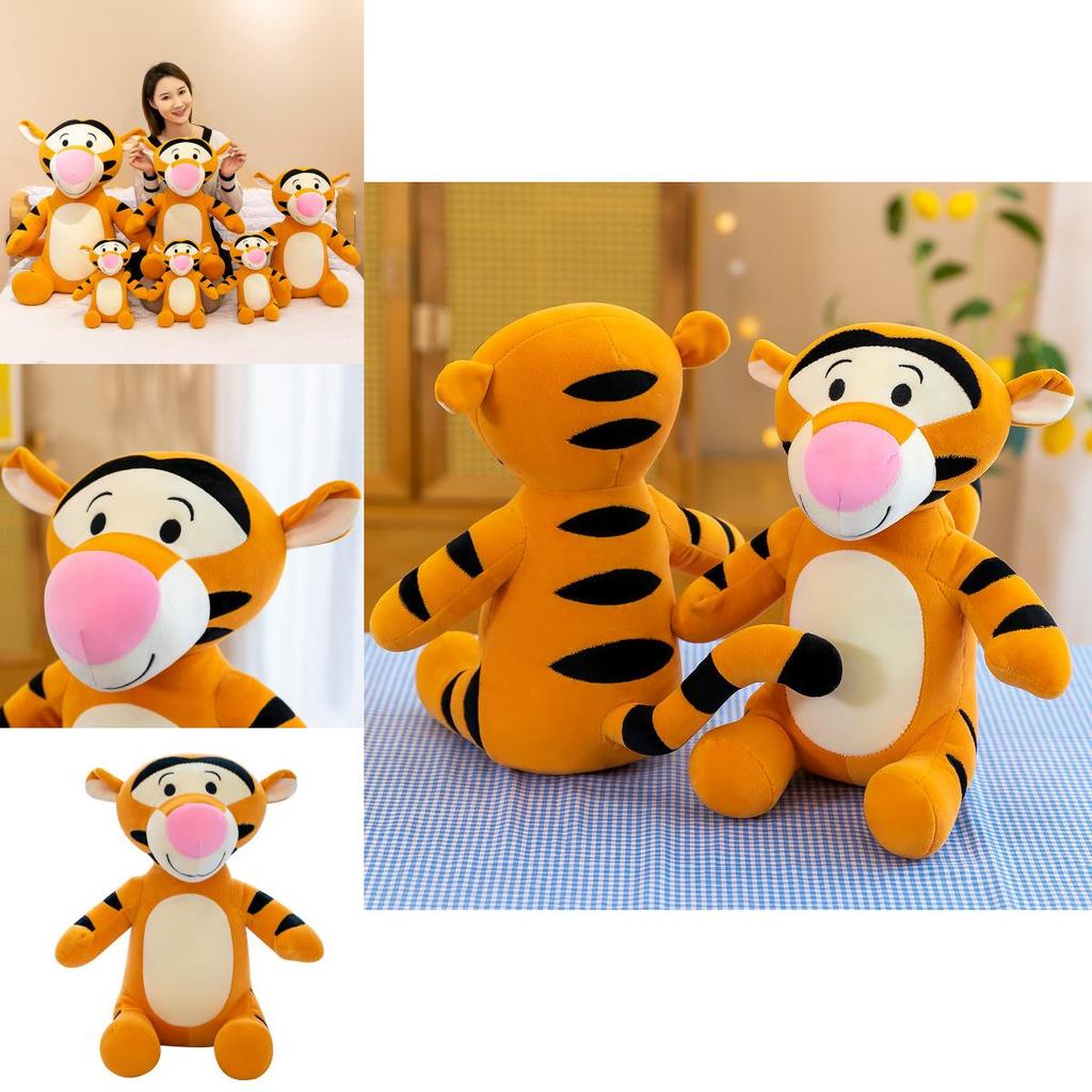 Soft And Fluffy Jumping Tiger Plush Stuffed Animal Ideal For Kids And Charming Home Decor