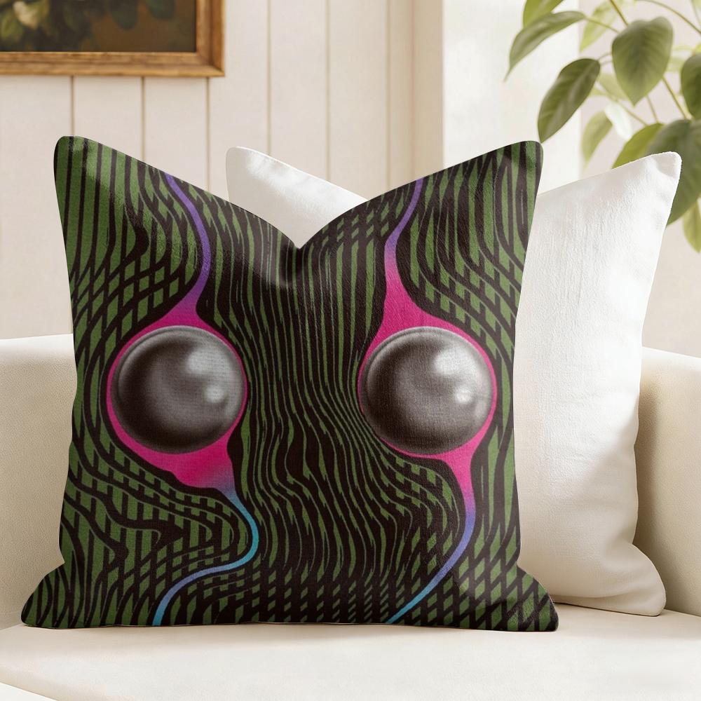 Band TTame IImpala Cushion Cover Eco Linen Pillow Case DoubleSided Print Breathable Durable Zipper Home Decor Gift