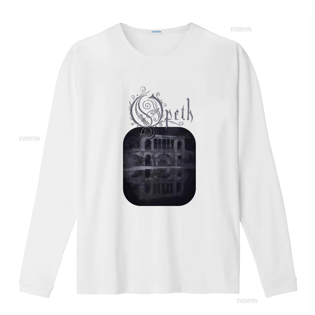 Opeth Cementerio Metal Música Banda Camiseta Negra Roja Mediana M Diseño Gótico vintage Lavada Transpirable moda Unisex Casual