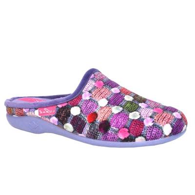 Womens/Ladies Crackle Slippers