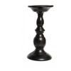 European Vintage Iron Candlestick, Black Classic Pillar, 2 Sizes for Home/Wedding Decor Candle Base Pallet