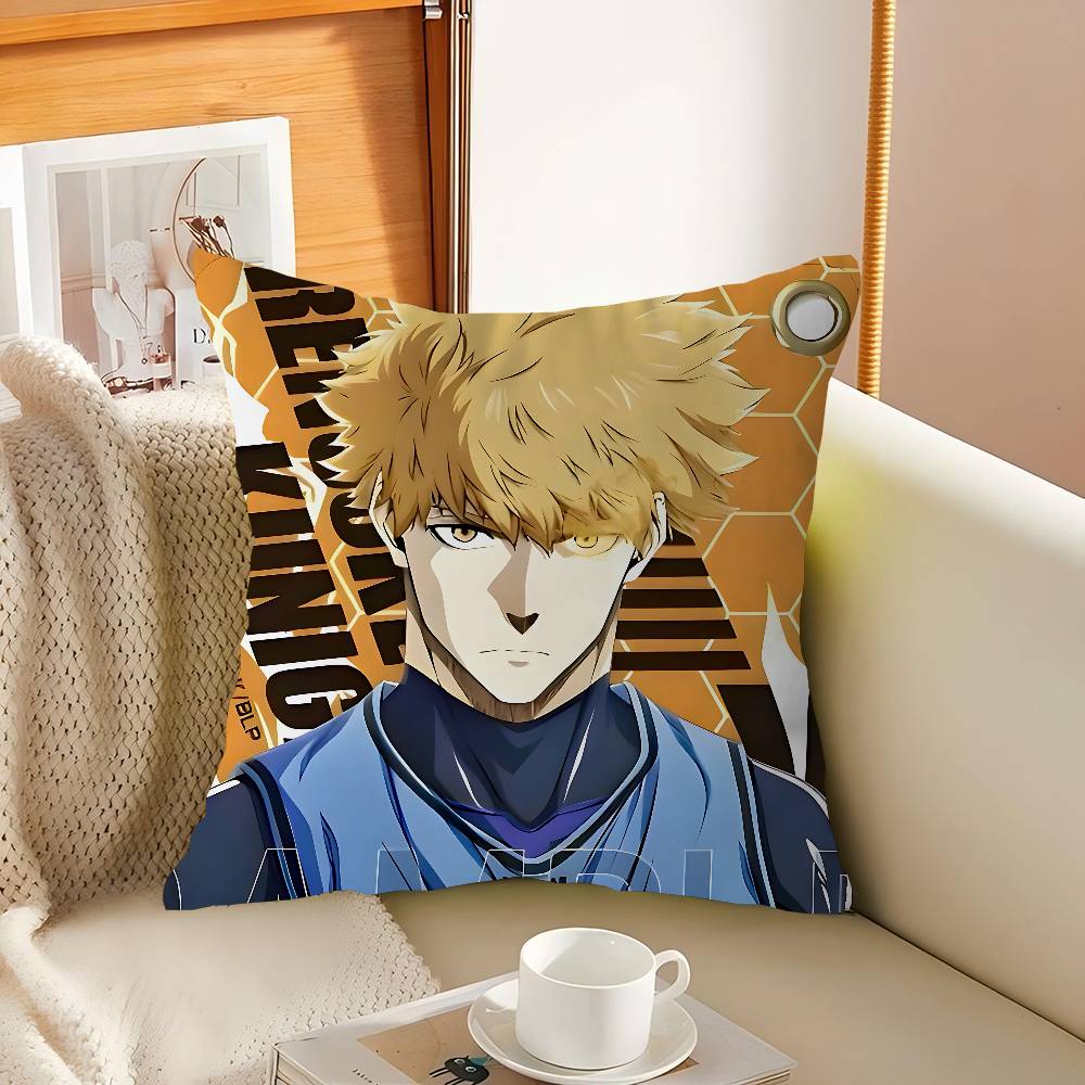 Rensuke Kunigami Cushion Cover Car Throw Pillow Case For Sofa Car Christmas Gift 40x40cm 45x45cm