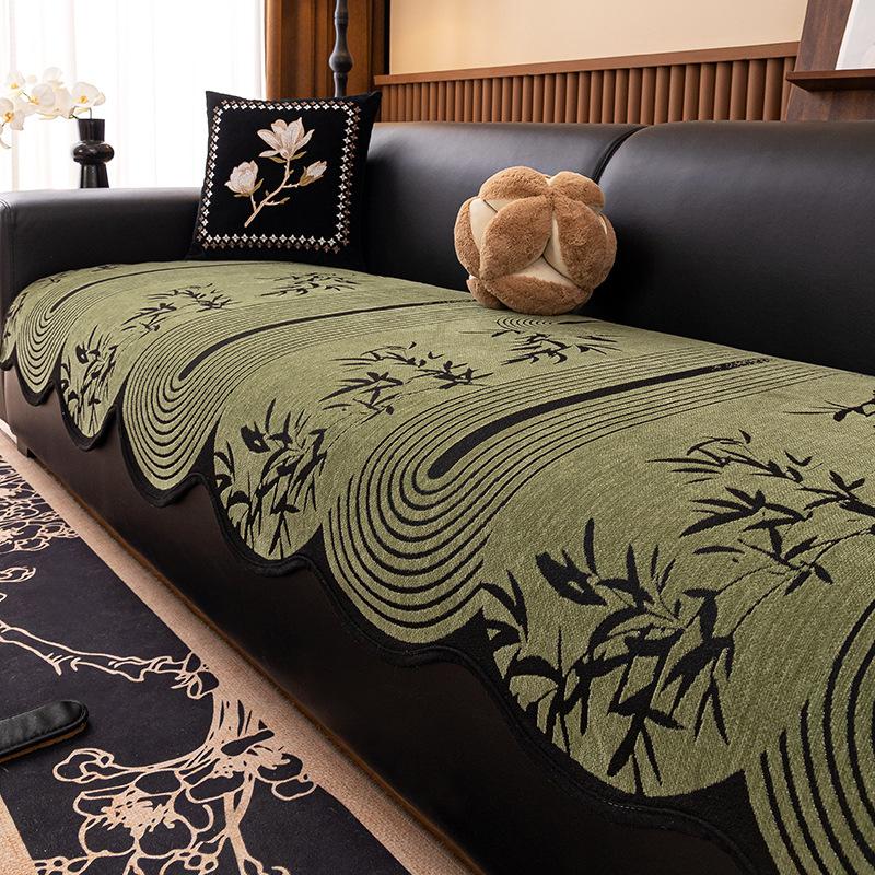 2025 new special-shaped sofa cushion one-piece straight row non-slip sofa seat cushion four-season universal sofa cover towel
