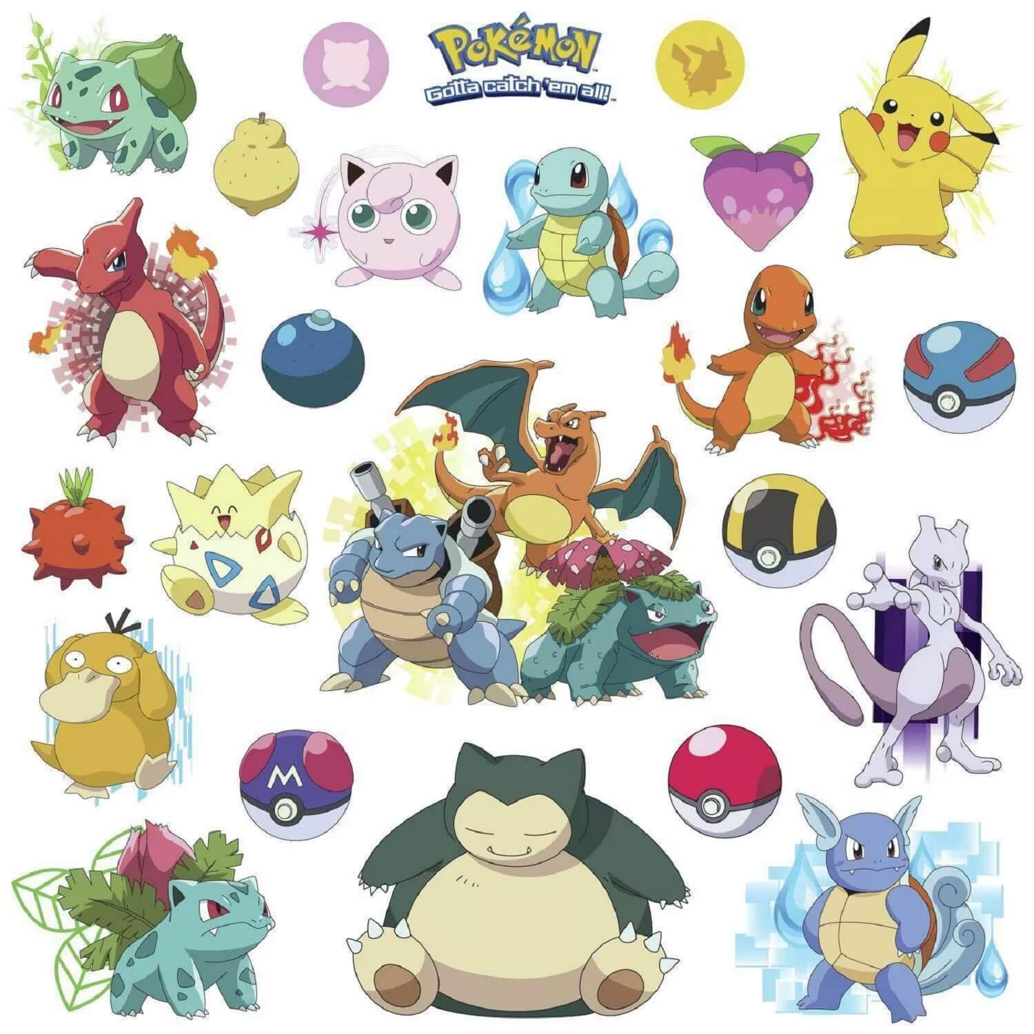 

Наклейка на стену Pokemon GO Наклейка на стену Печать Pokemon [Предмет]