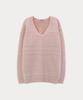 Sseomweeobeoteo Tope Wool V-Neck Knit - Pink