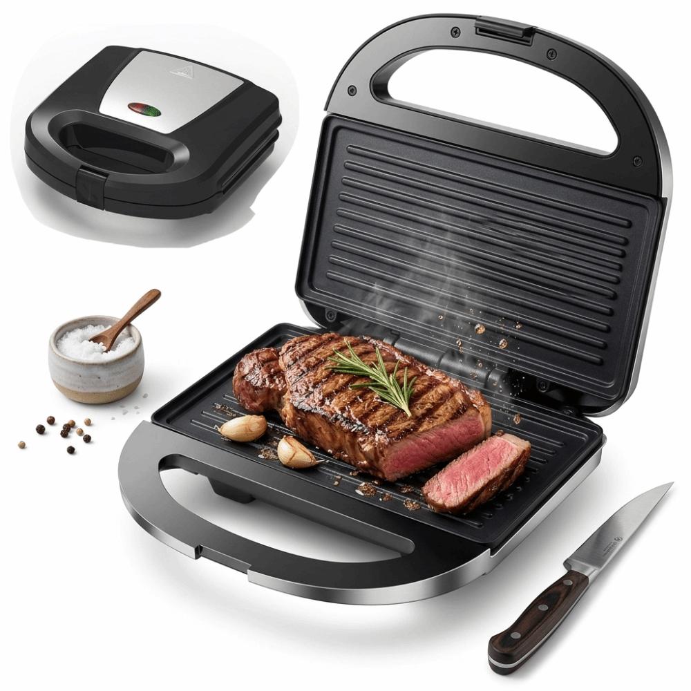 Multifunctional Waffle Sandwich Press Double-Sided Heating Cooking Machine  Small Apartments