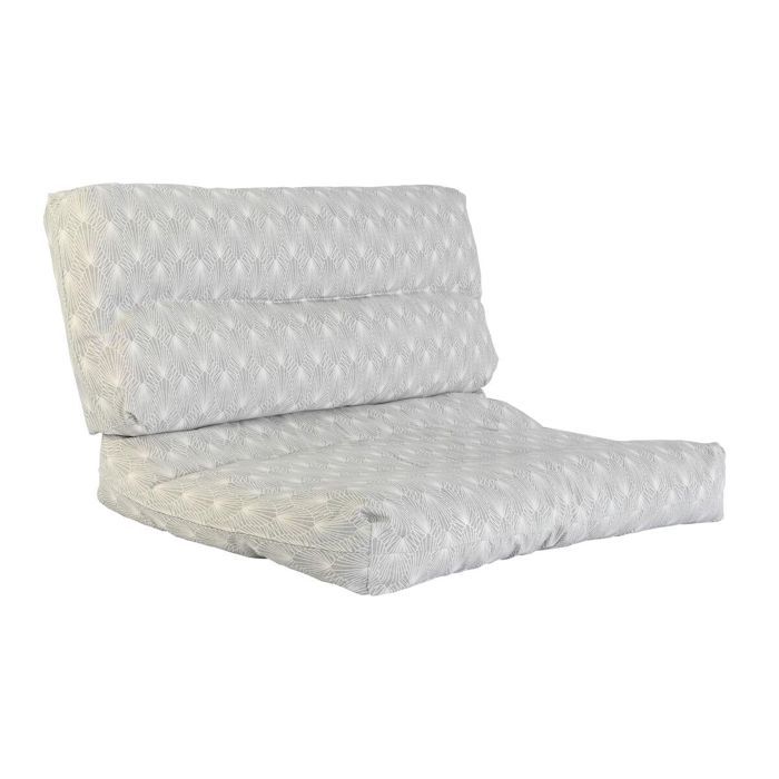 Coussin de sol - DKD Home Decor - 120x80 cm - Bambou et Aluminium - Déhoussable - Design Contemporain