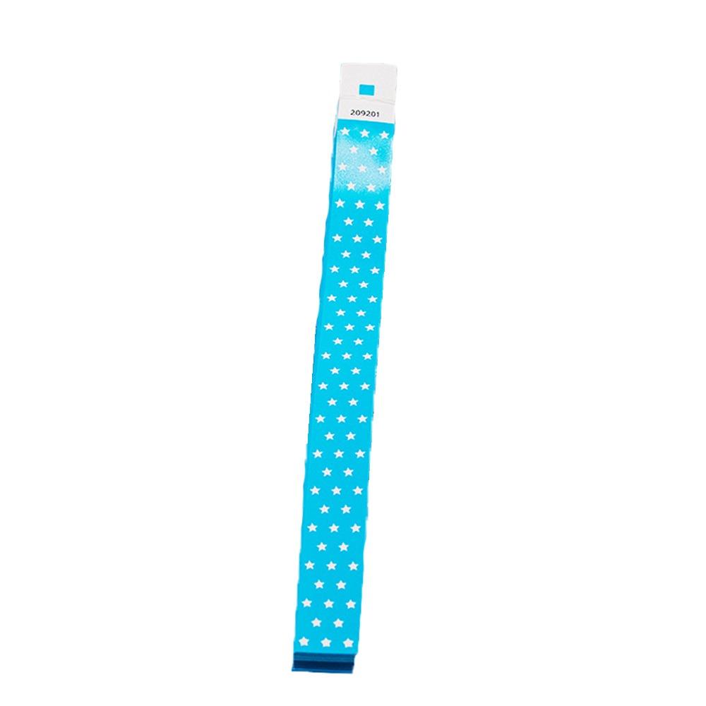 100Pcs Fluorescent Color Paper Fluorescence Wristbands Event Ticket Wristbands  for Concerts