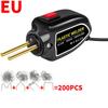 Plastic Welder 100W Heat Gun 200pcs Hot Staplers Plastic Welding Machine Bumper Soldering Iron Staples Car Repair Tools Kit