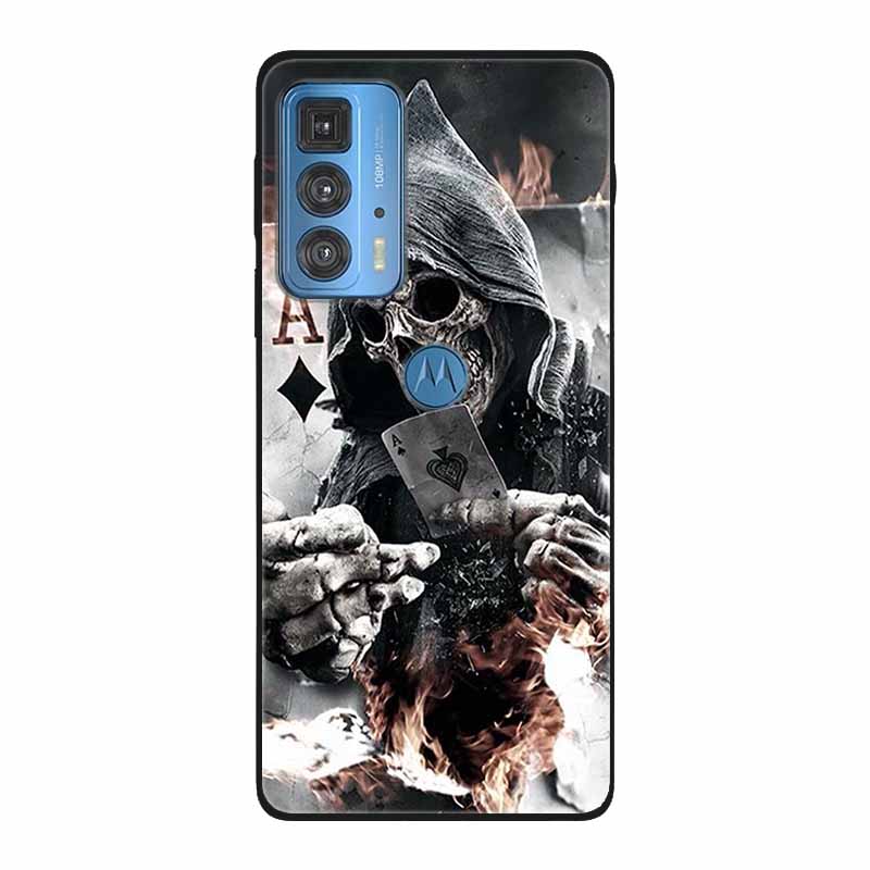 Dla Motorola Moto Edge 20 Pro Lite 5G Case odporny na wstrząsy miękki silikon TPU tylna pokrywa dla Moto Edge20 Fusion Pro etui na telefony śliczne