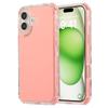 For iPhone 16 Plus Case 3-in-1 Drop-Proof PC+TPU Phone Cover