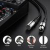 EBXYA XLR Cable 25 Feet 4 Pack Microphone Cable 3-Pin Male to Female