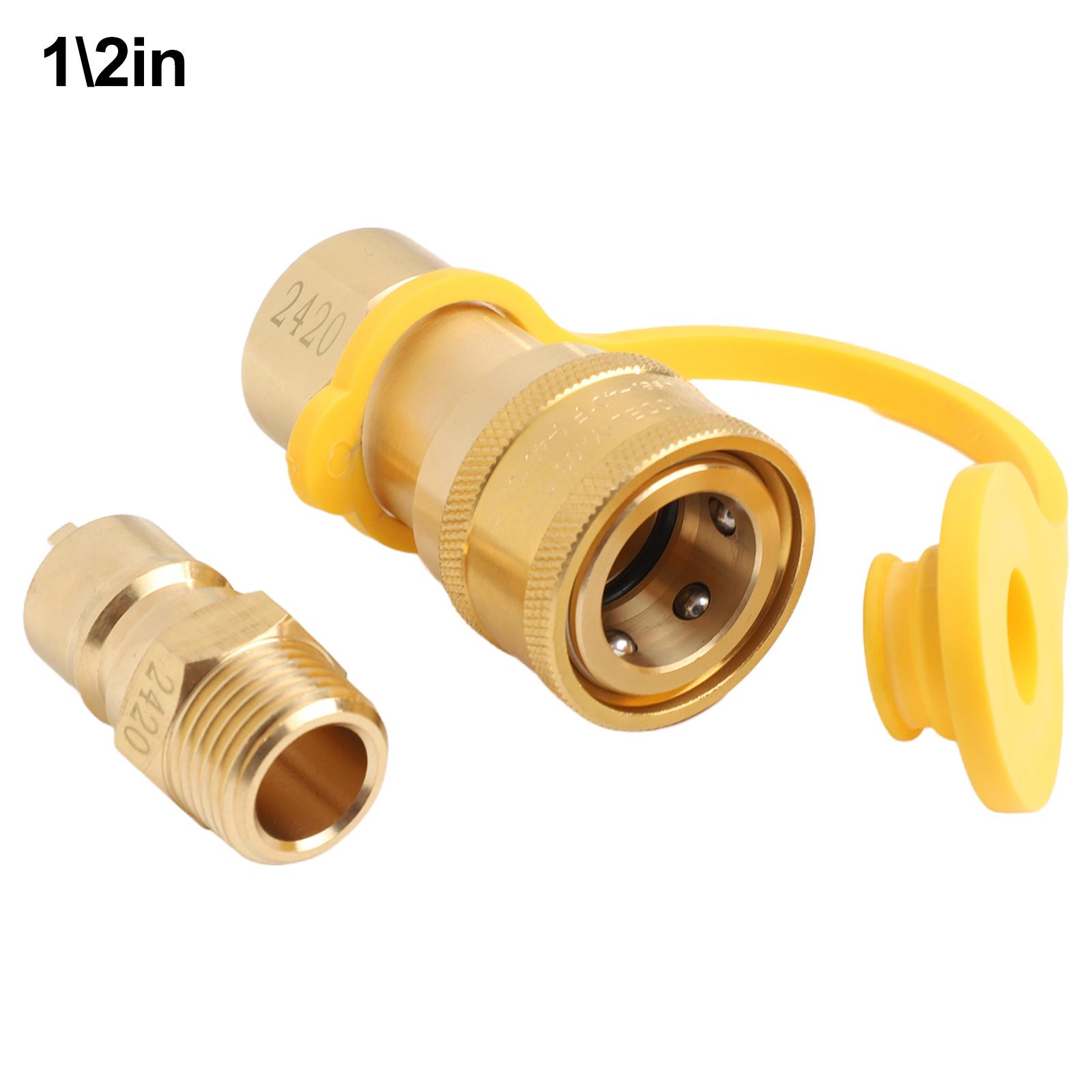 

1/2 Inch Gas Adapter Brass Quick Connection Adapter For Equipment Installation Propane Systems For Low-pressure Natural Gas China Mainland