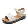 2025 Mom's Non-Slip Soft Bottom Sandals: Stylish Summer Flats for Middle-Aged and Elderly Women