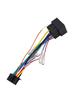 16 Pin Wiring Harness Car Radio Wiring Harness Vehicle Audio Upgrade Non-destructive Transfer Perfect Fit For Car Radio