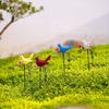 Metal Bird Decorative Garden Stakes,Indoor Outdoor Lawn Pathway Patio Ornaments,Outdoor Garden Decor Shaking Head Yard Art