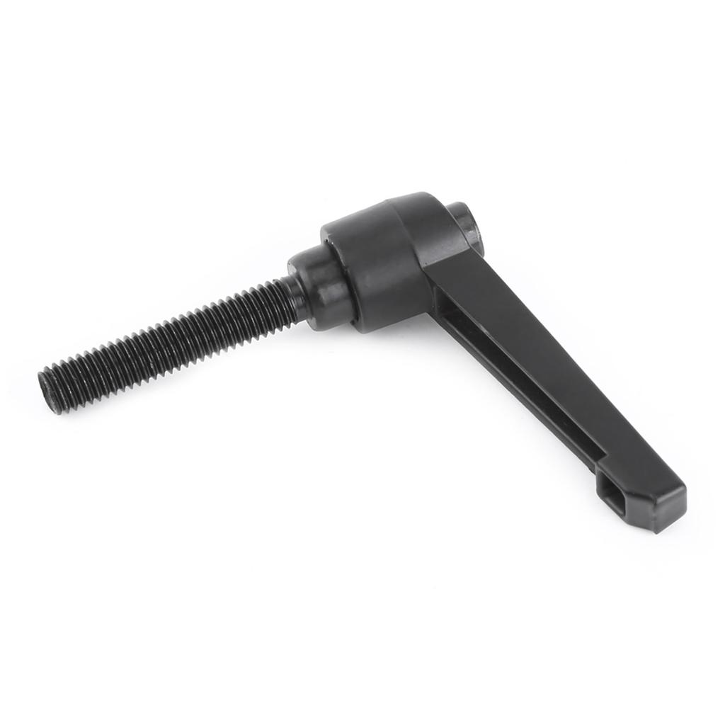 Black Locking Clamping Lever Adjustable Handle External Male Thread (M8*30)