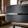 Plastic Clay Turntable 4.52×1.35 inches Black Ceramic Rotation Wheel Double Side 7×1.35 inches Pottery Turntable Clay Craft