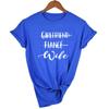 Girlfriend Fiance Wife Women S T Shirt Wedding Bachelorette Party Casual O Neck Short Sleeve Women