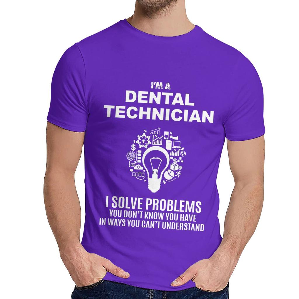 Man S O Neck Dental Technician Solve Problems Short Sleeve Popular Unisex 100 Cotton Top Tshirt