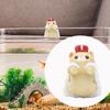 Cat Sculpture Decoration Cat Garden Decor Realistic Aquarium Decorations Cute Decorative Figurines Garden Sculptures For Fish