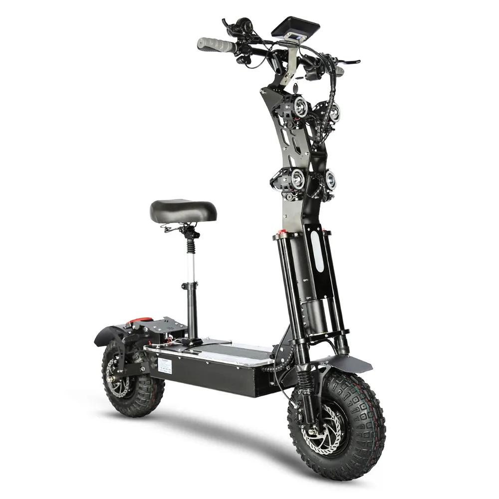 TOURSOR X14 Folding Electric Scooter with Seat Dual Motors 72V 40Ah Battery
