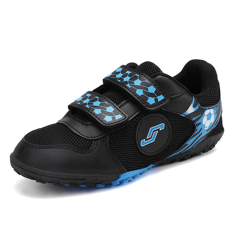 Children Football Shoes Youth Short Spike Velcro Football Shoes Training Boys Kids Football Boots