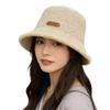 Hollow Out Grass Woven Fisherman's Hat Summer Outdoor Leisure Beach Hats Ladies' Casual Sunscreen Cap Travel Caps