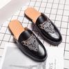 Sandali Mocassini Pantofole Designer di Lusso da Uomo per Maschio Multicolore Scarpe Mezze per Uomo Scarpe Casual Uomo Slip-on Piatte Zoccoli