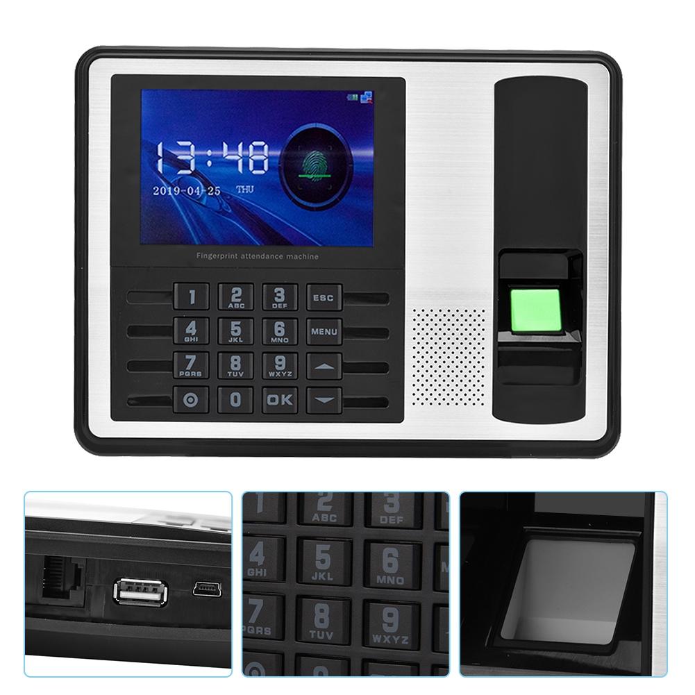 4inch TFT LCD Screen TCP/IP Interface Fingerprint Password Attendance Machine