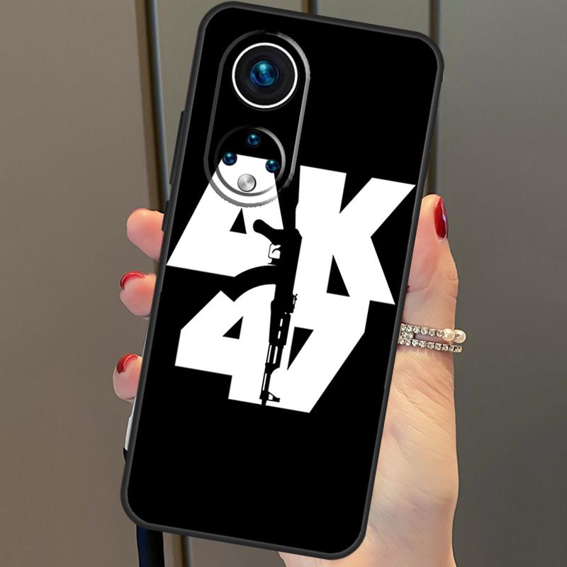 

Чехол с пистолетом AK47 для Honor X8b X9b 90 70 50 Magic 5 Pro Magic 6 Lite X6 X7 X8 X9 X6a X7a X8a X9a Honor 50 Lite