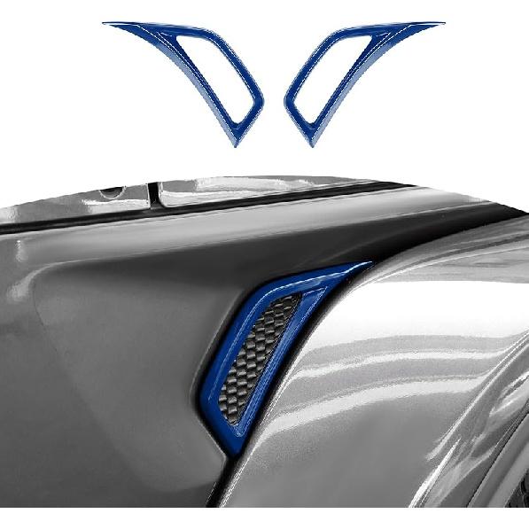 RT-TCZ For Jeep JL Side Fender Vent Decal Trim Cover For Jeep Wrangler JL JLU 2018-Present For Gladiator JT -Present Baby Blue Exterior Accessories