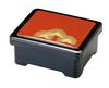 Wakaizumi Lacquerware Eel Rice Bowl Foot Vermilion Pearl Wakamatsu with Vermilion Heat-Resistant Box, Elephant's Design, Interior, 1-564-1
