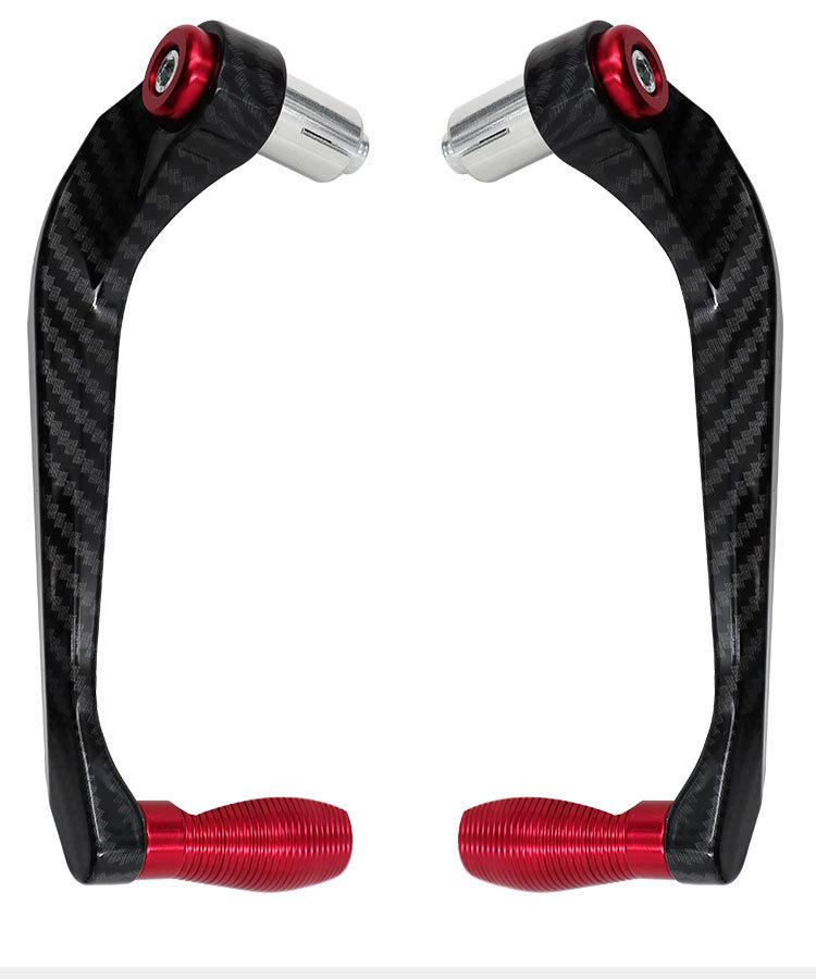 Motorcycle Handlebar Brake Clutch Levers Protector Guard Handle Bar Moto Parts Bike Universal CNC Aluminum + ABS Plastic