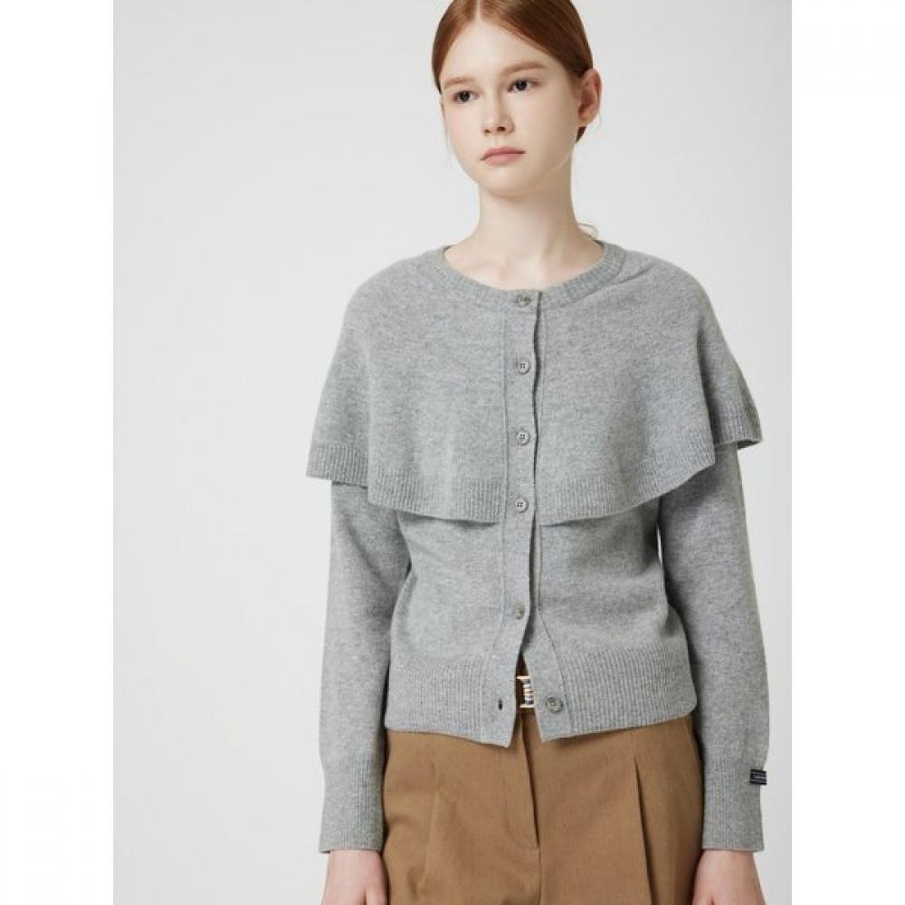 Cc Collect Cashmere Blended Cape Cardigan C254ksl144