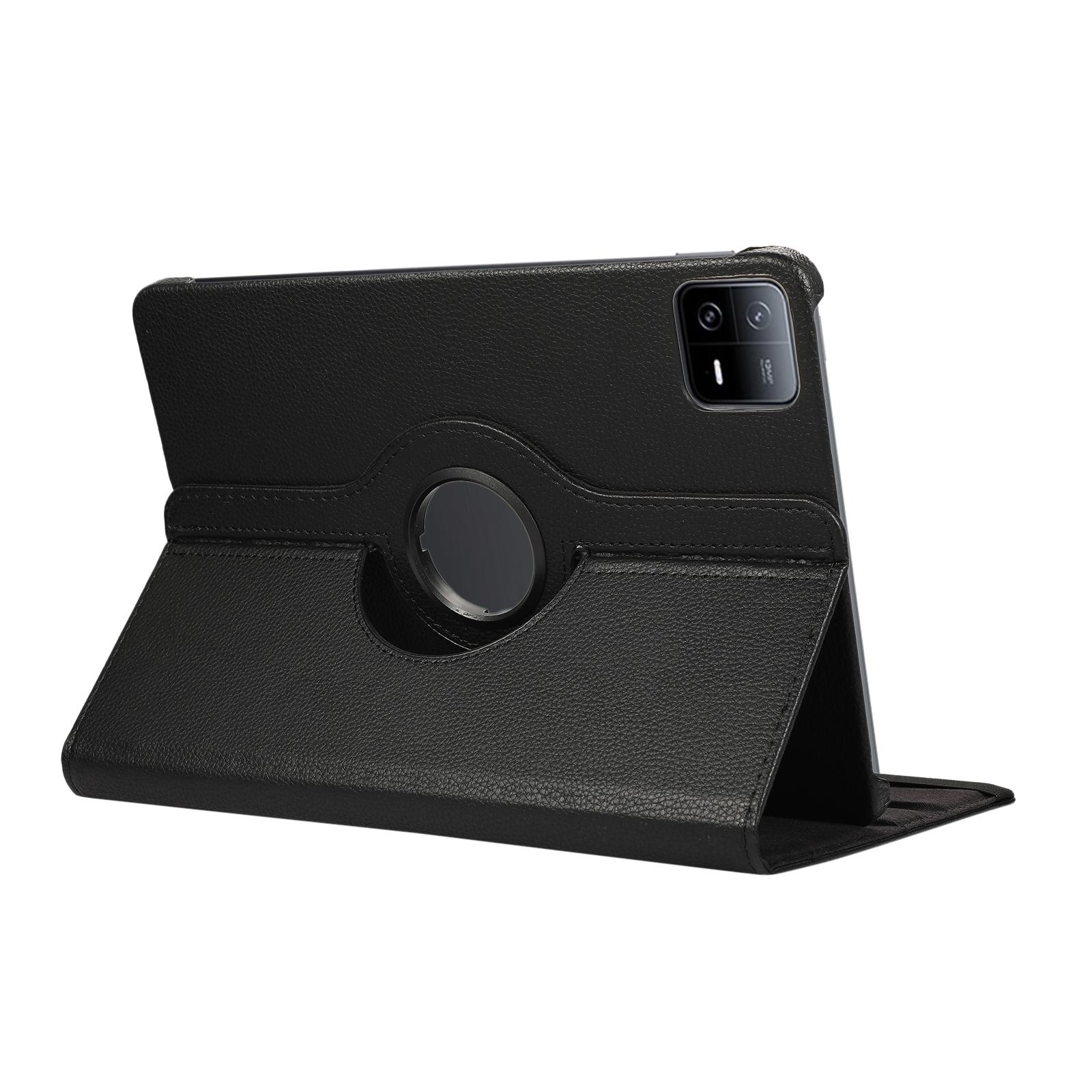 

Чехол для планшета Xiaomipad 6S pro 12,4 в 2023 году, чехол для планшета Xiaomipad 6S pro Folio, откидная крышка, вращающаяся на 360 градусов подставка, чехлы из искусственной кожи для Xiaomipad 6S pro Xiaomi Pad 6S Pro чёрный