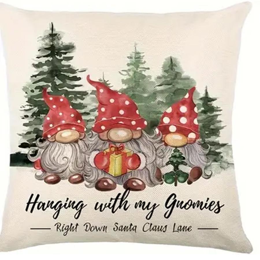 

Christmas Reindeer Tree Print Cushion Cover for Sofa & Living Room 45x45cm
