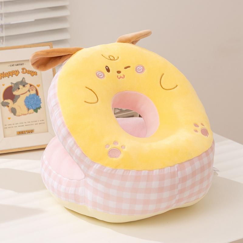 Cute Pastel Animal Donut Plush Cute Toy Doll Cushion For Teens Room Comfort And Casual Style Decor