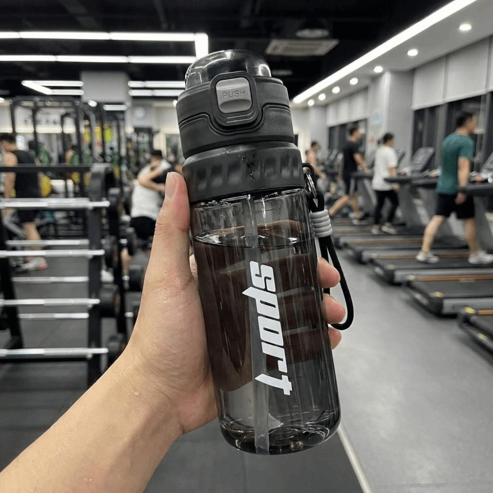 Portable Sports Water Cups Anti-Accidental Touch Large Capacity Cup Outdoor Fitness