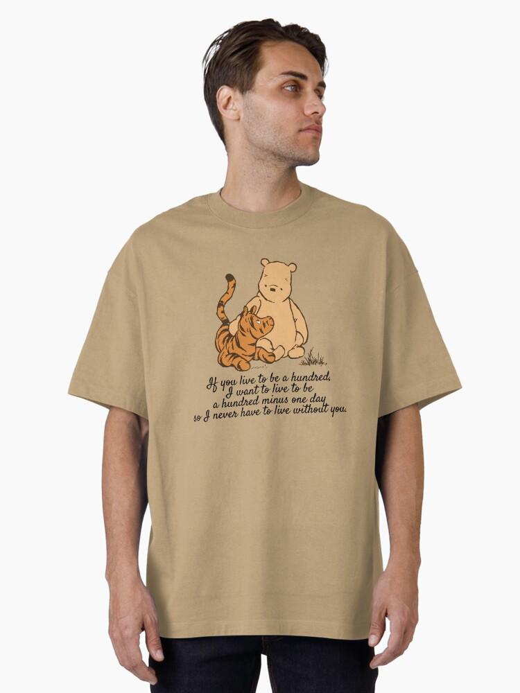 Winnie the Pooh Winnie the Pooh and Tigger Quote Oversized T-Shirt