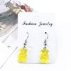 Gummy Bear Earrings1 Pair for Creative Cartoon Design Girls Birthday Festival