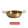Korean Cuisine Stainless Steel Double-Ear Ramen & Soup Pot
