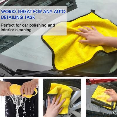 1PCS Car Wash Cloth Cleaning Wipes Microfiber Towel Car Window Cleaning Auto Wash Maintenance Wiping Tool