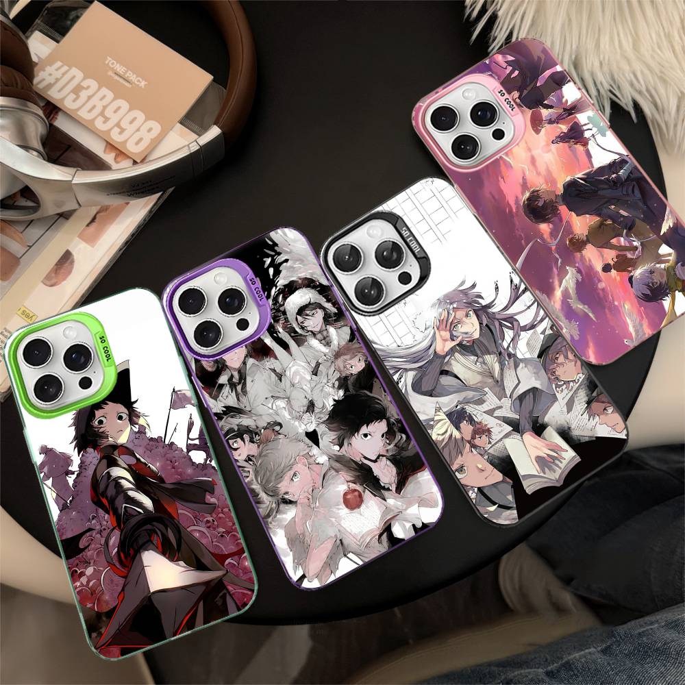 Bungo Stray Dogs Anime For iPhone 17 16 15 14 13 12 11 Pro Max Plus Matte Color Back Phone Cover