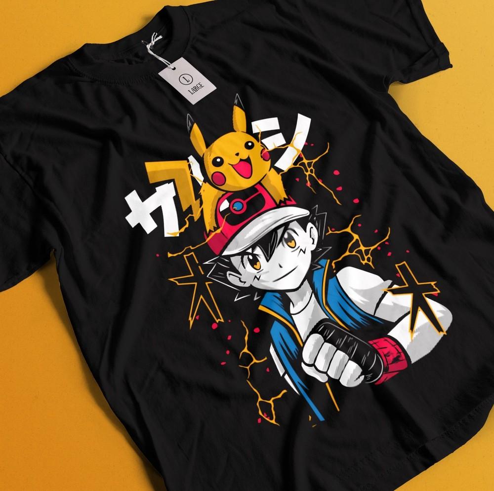 

Винтажная специальная футболка с аниме-любовью, японская футболка, футболка с аниме, футболка в подарок манга 4XL