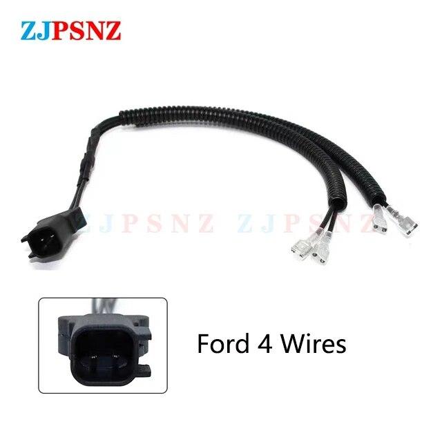 Zástrčka klaksonu do auta 4vodičová vlnitá trubka Vyhrazená zástrčka na šnečí klakson Konverzní zástrčka do auta