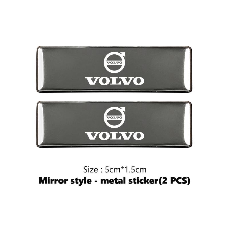 Car Logo Body Sticker Aluminum Alloy Emblem Auto Stickers For Volvo V60 V90 S60 S80 S90 C30 XC40 XC60 XC70 XC90 V40 HL9
