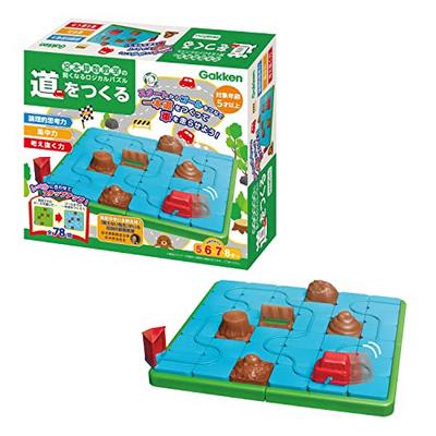 Gakken Miyamoto Math Class's Smart Logical Puzzle: Building a Path (Ages 5 and Up) 83524