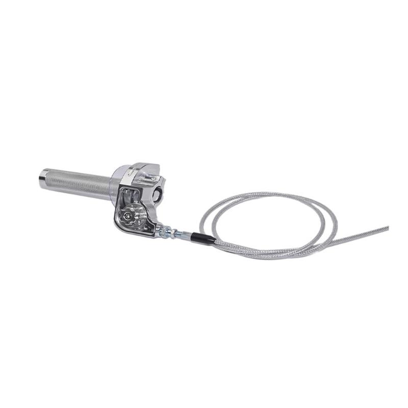 Precise Aluminum Throttle Assembly For 7/8" Handlebar Motorcycles Moped Scooter Durability Oxidation Resistant Design