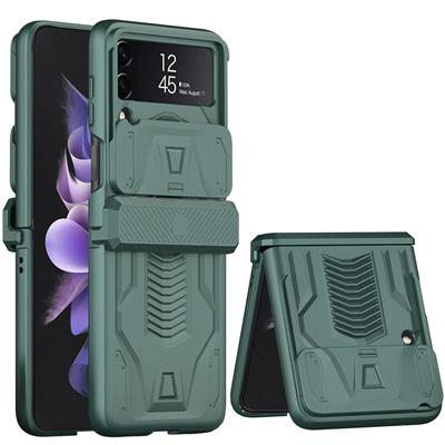 Harte Rüstung, stoßfeste Hülle für Samsung Galaxy Z Flip 4 5g, magnetisches Scharnier, Schiebelinsenabdeckung für Samsung Z Flip4, robuste Hülle